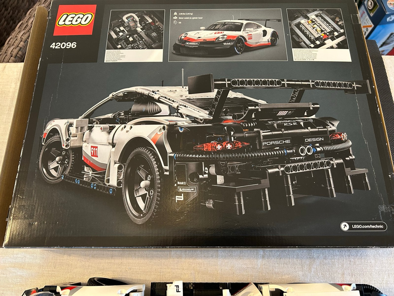 Lego Technic 42096 Porsche 911 RSR - Zo goed als nieuw, Ophalen of Verzenden, Zo goed als nieuw