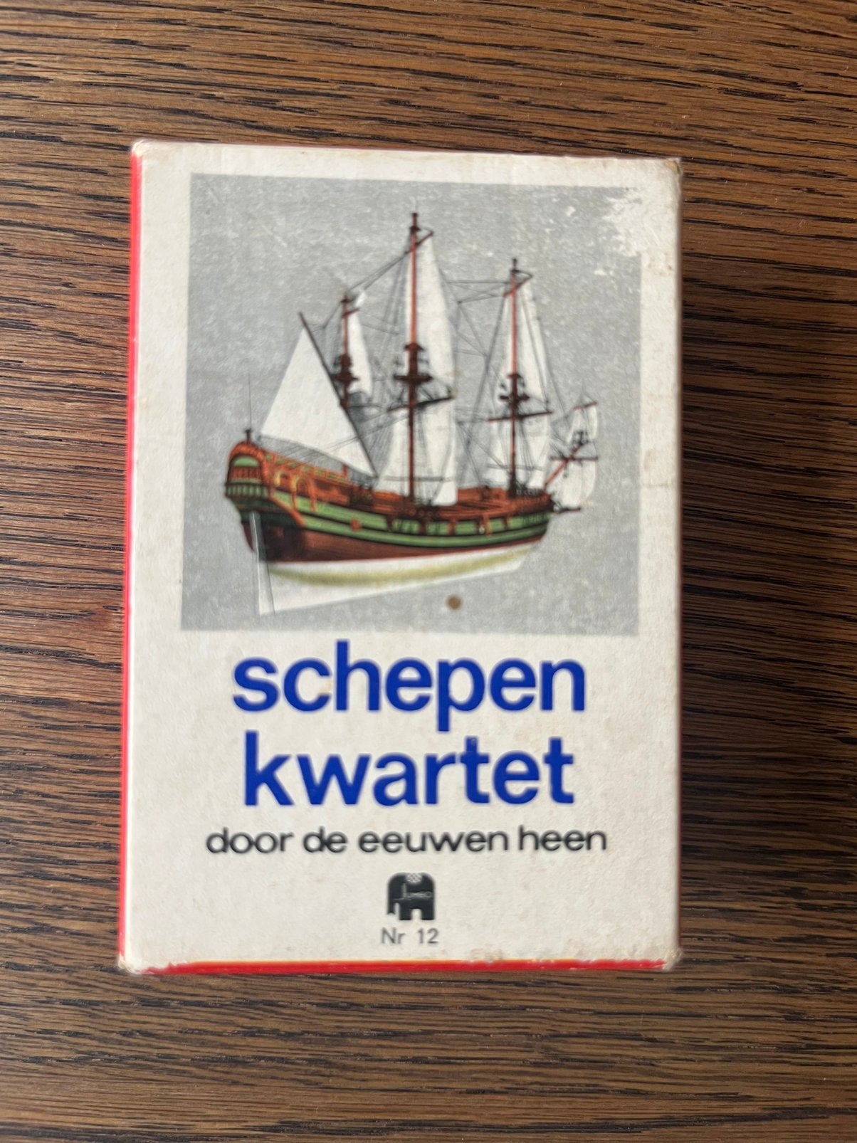Schepen kwartet, door de eeuwen heen, Jumbo nr 12, Verzamelen, Speelkaarten, Jokers en Kwartetten, Ophalen of Verzenden, Gebruikt