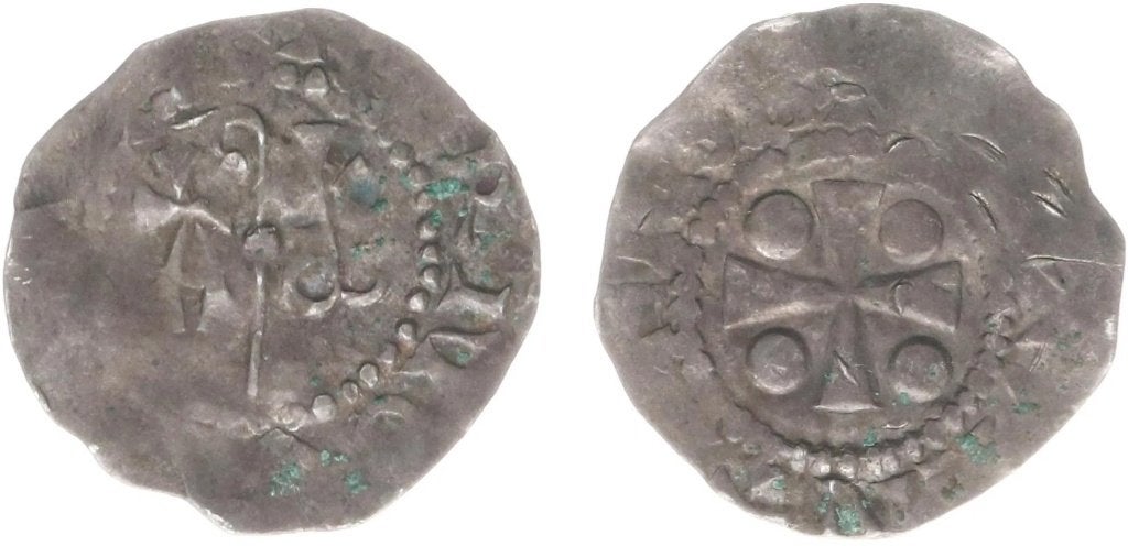 Deventer Utrecht Bernoldus Denier ND (1046-1054, Vóór koninkrijk, Zilver, Losse munt, Overige waardes