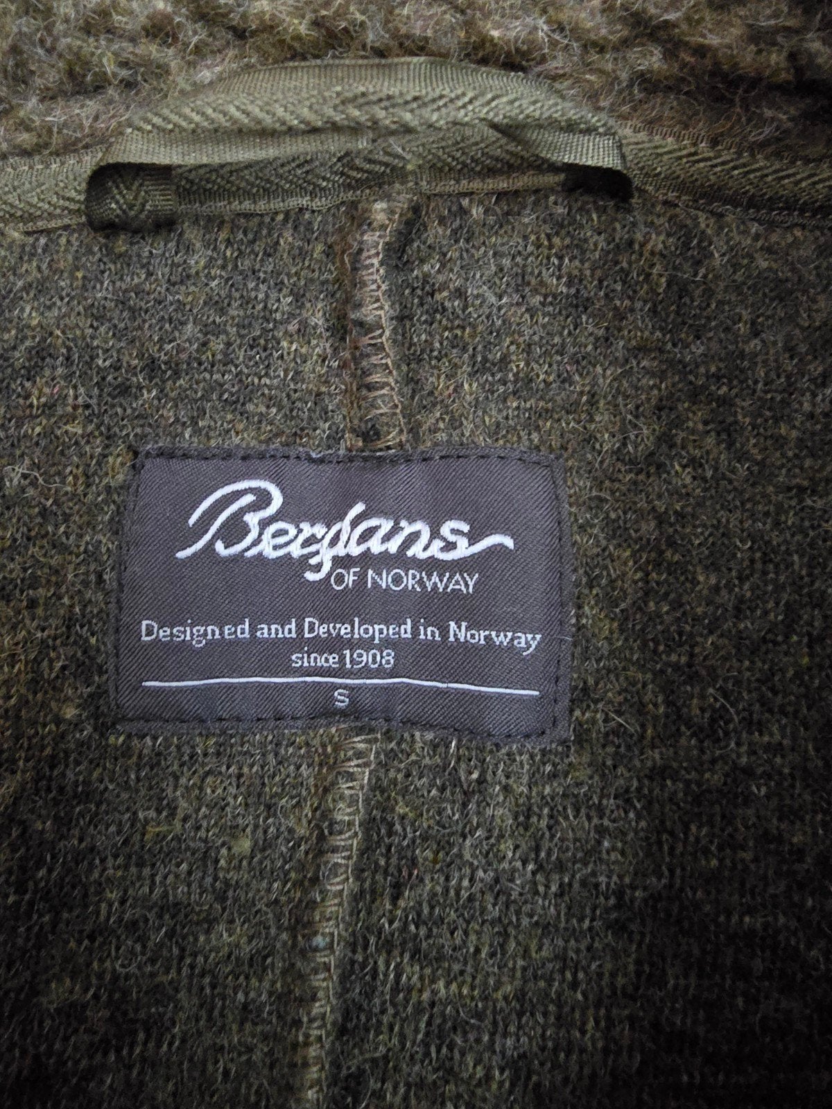Bergans of Norway Oslo W Jacket - Warme wollen jas maat S, Ophalen of Verzenden, Zo goed als nieuw, Maat 36 (S), Bergans