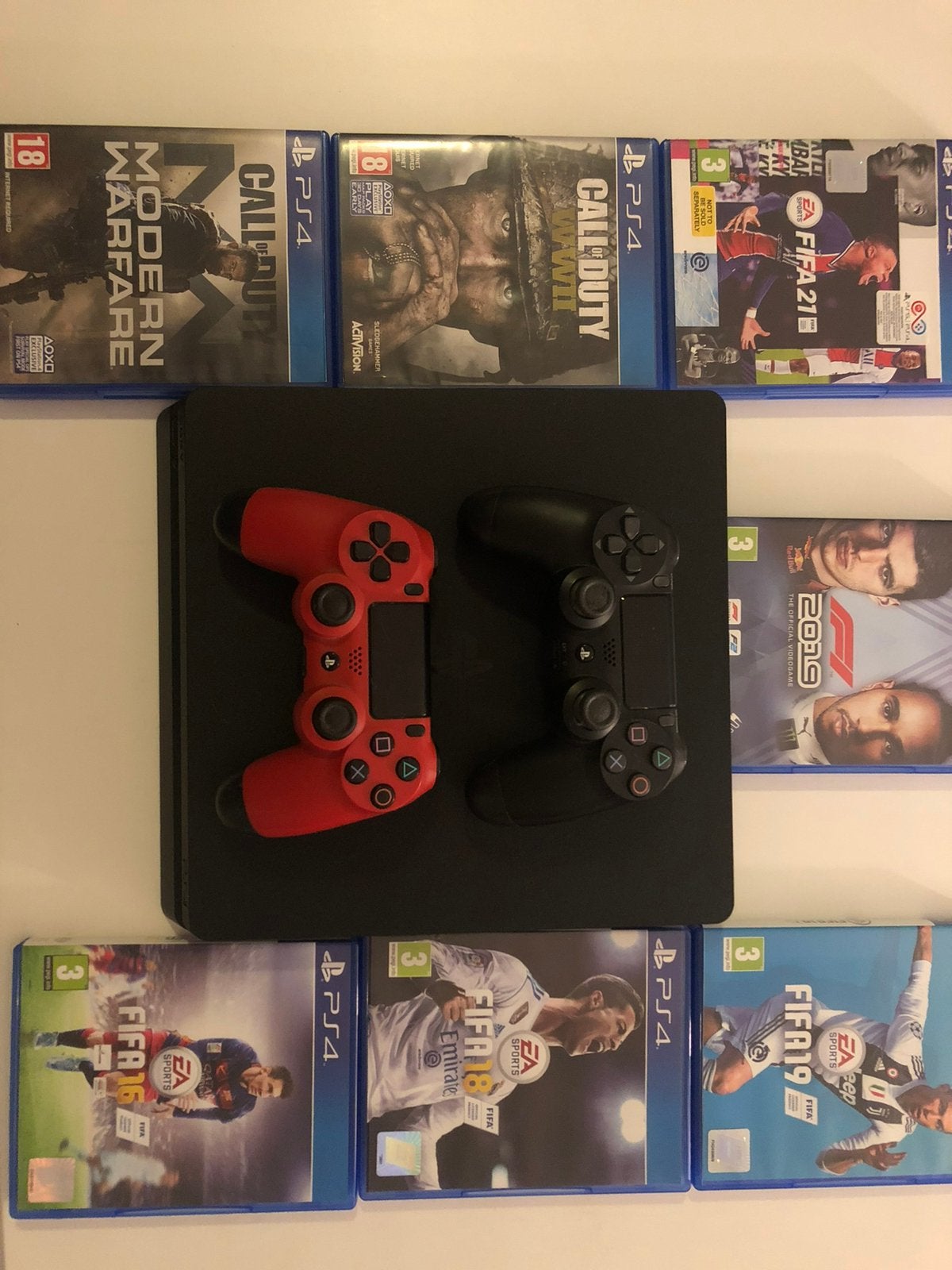 Ps4, Spelcomputers en Games, Spelcomputers | Sony PlayStation 4, Ophalen of Verzenden, Zo goed als nieuw, Met 2 controllers, Original