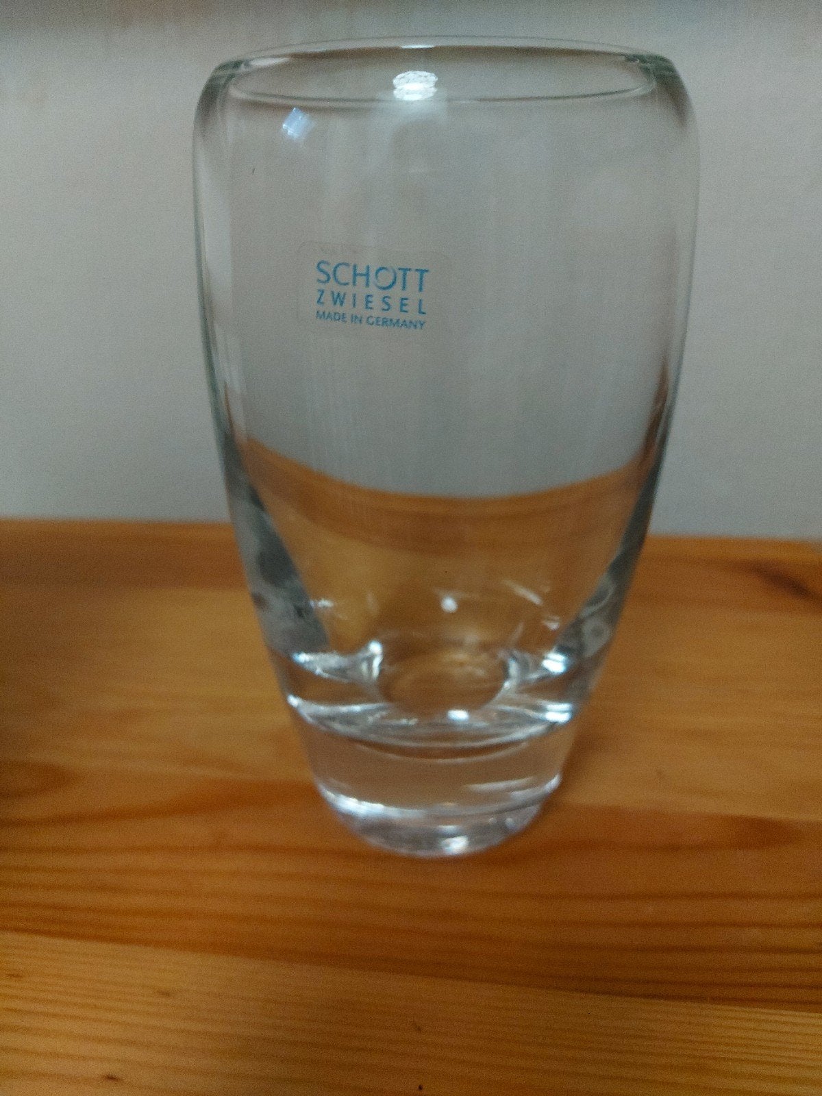 Schort Zwiesel vaasje Zwitsers glas, Ophalen, Nieuw, Overige typen