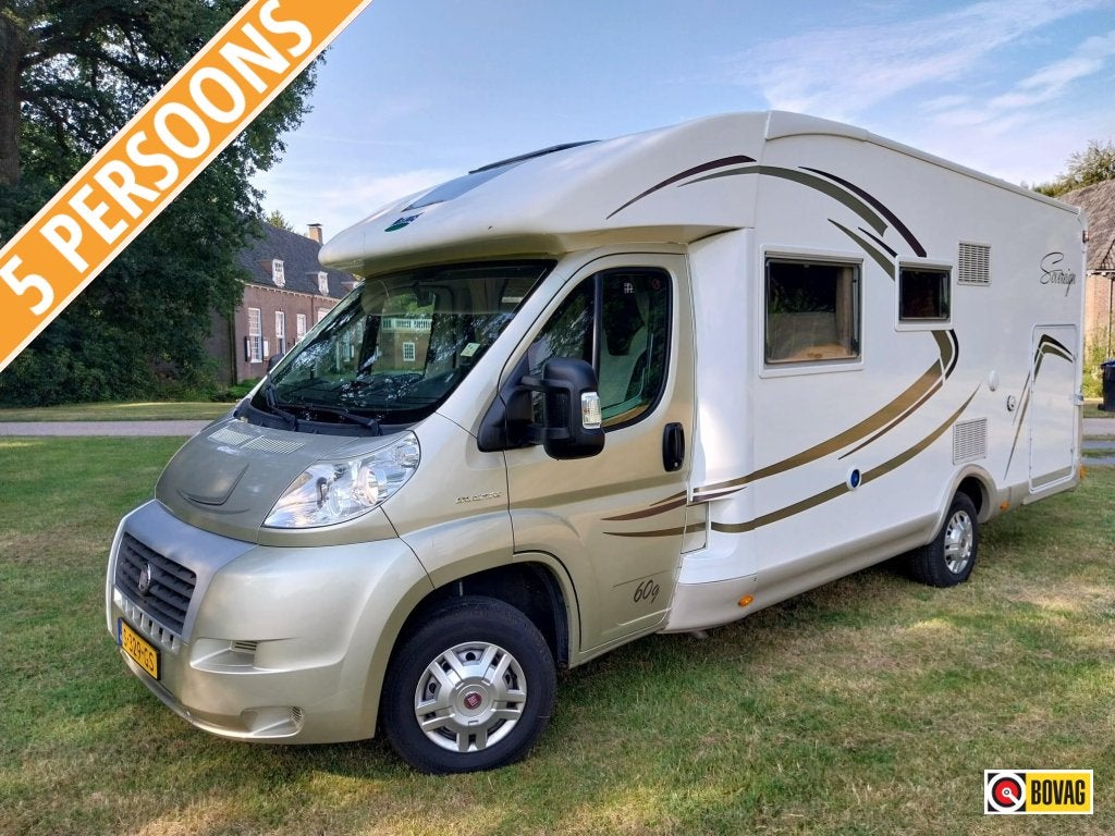 Mooie McLouis MC4 met 2x solair, Lpg, TV en dak ventilator !, Caravans en Kamperen, Ringverwarming, Fiat, MCLouis, 6 tot 7 meter