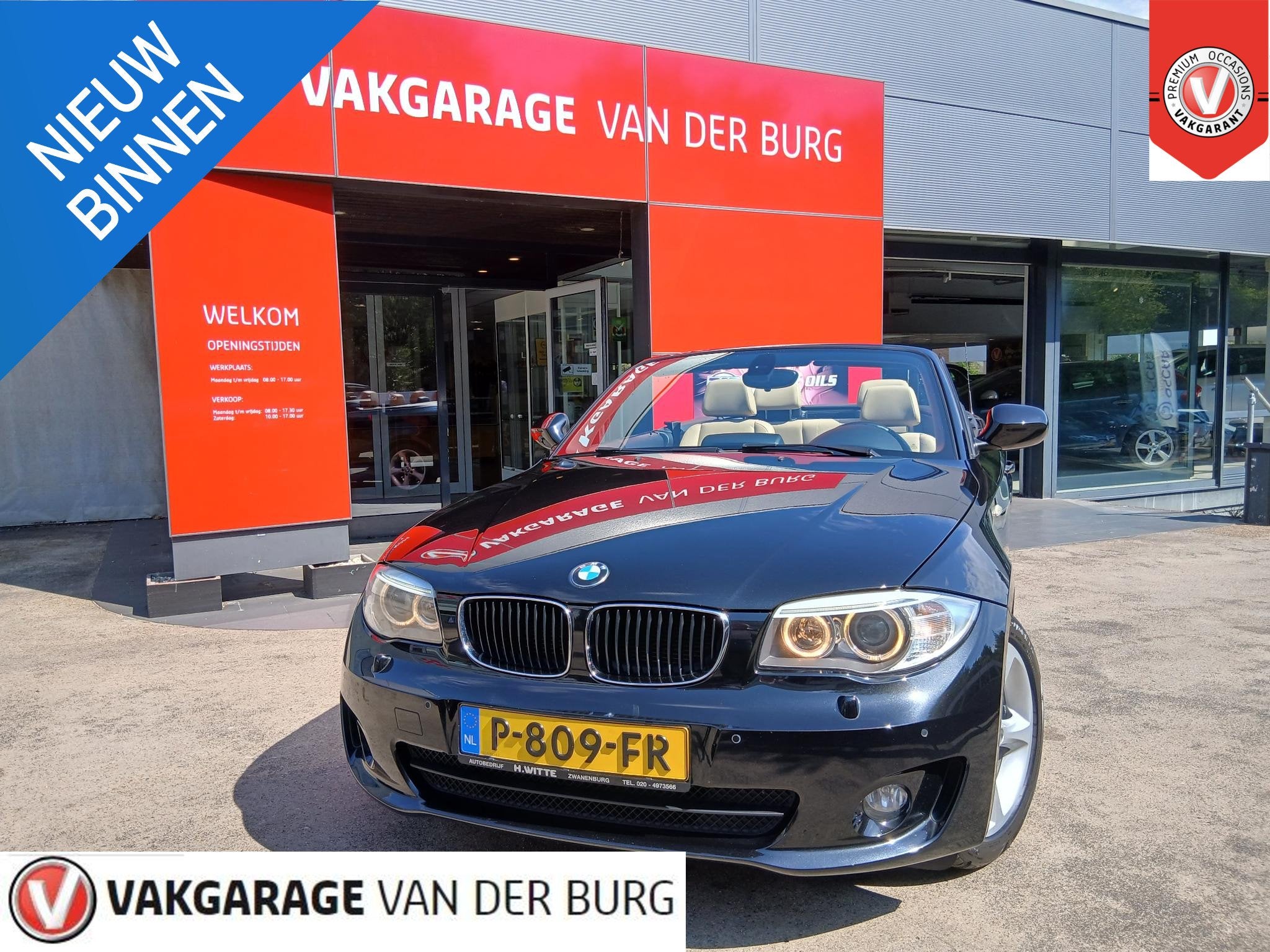 BMW 1-serie Cabrio 118i Exclusive Edition, 1-Serie, 4 stoelen, Zwart, Leder