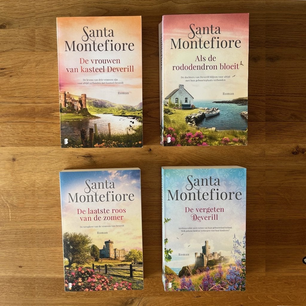 Santa Montefiore Kasteel Deverill - 4 delen, Ophalen of Verzenden, Nederland, Santa Montefiore, Zo goed als nieuw