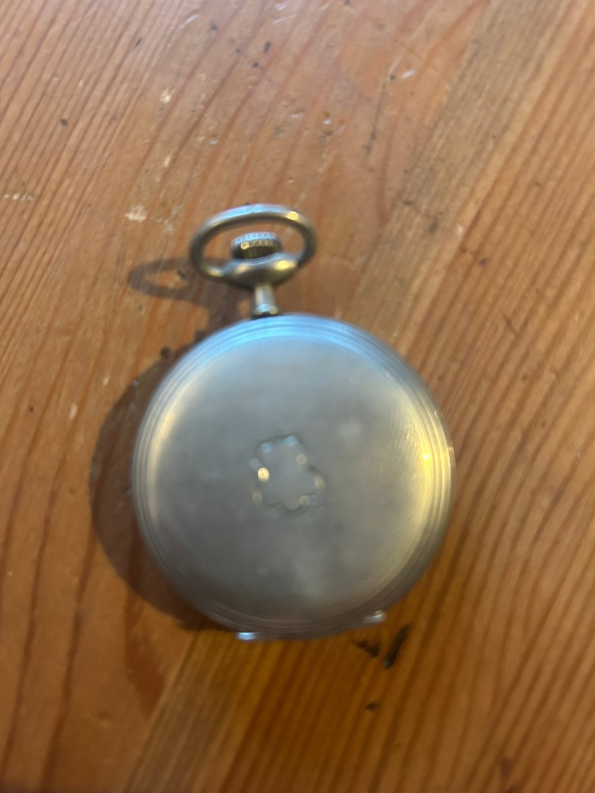 Vintage zilverkleurig zakhorloge. Een opknapper, Ophalen of Verzenden, Staal, Overige merken