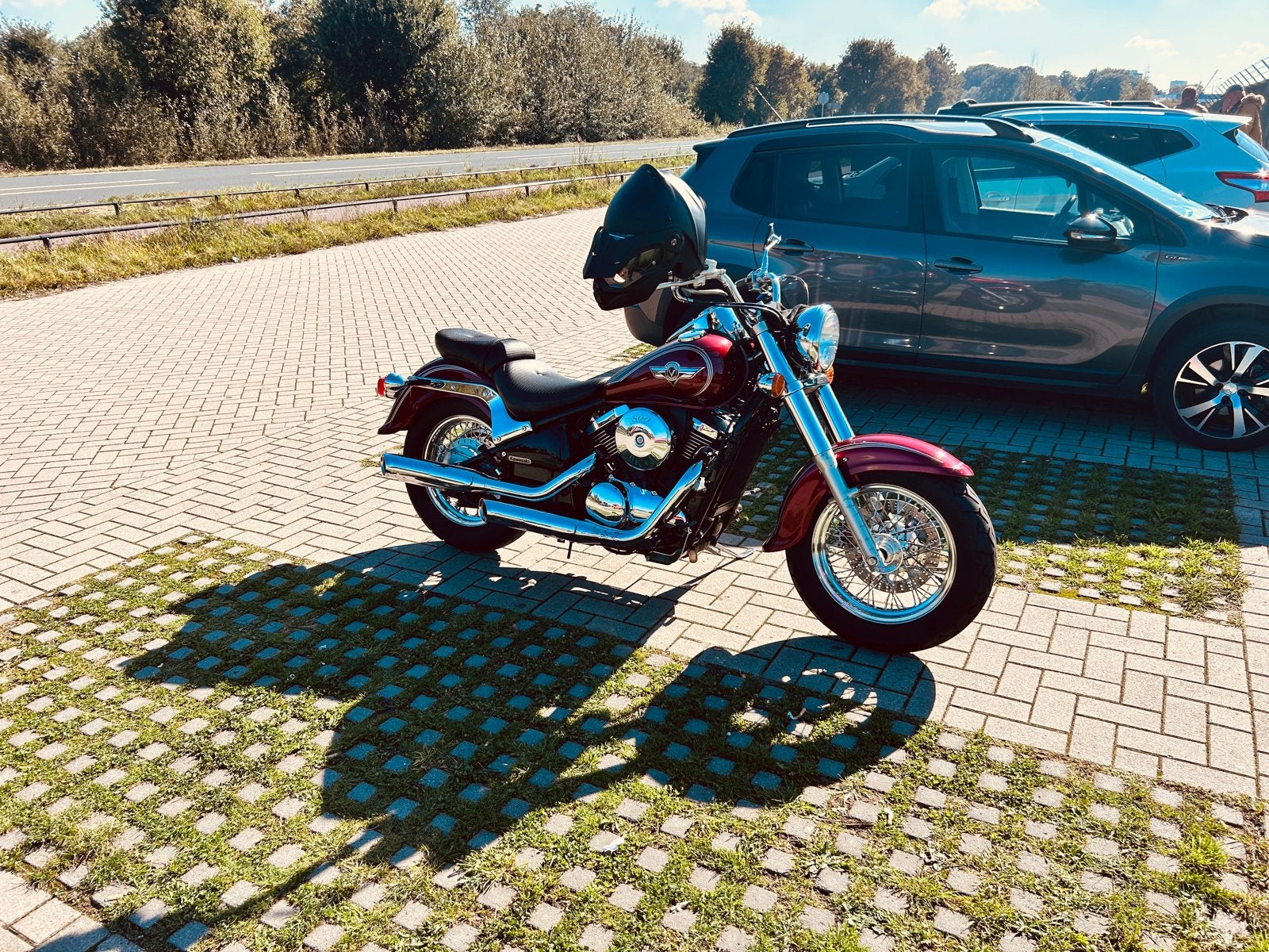10000km origineel!!! Kawasaki Vulcan Classic Chopper VN800, 2 cilinders, Gebruikt, Particulier, 800 cc