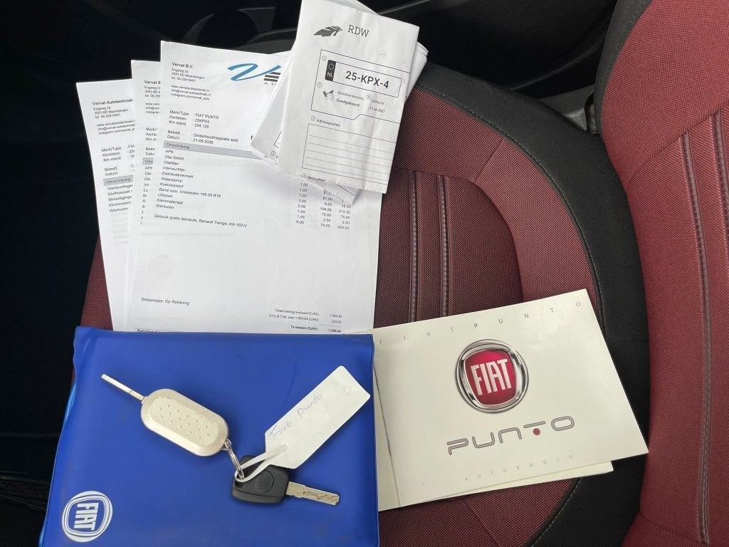Fiat Punto Evo 1.4-16V m-air 5-deurs | Airco 105PK | Nieuwe, Auto's, Euro 5, 4 cilinders, 400 kg, Wit
