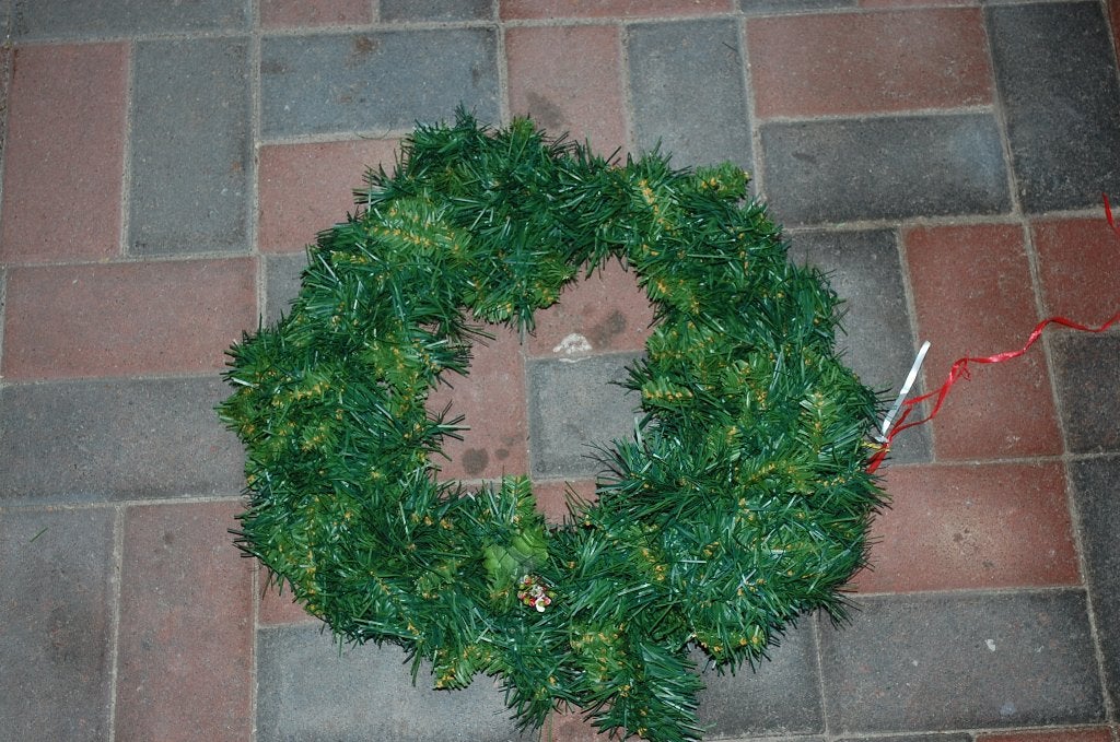 Kerstkrans doorsnede 46 cm, Ophalen of Verzenden