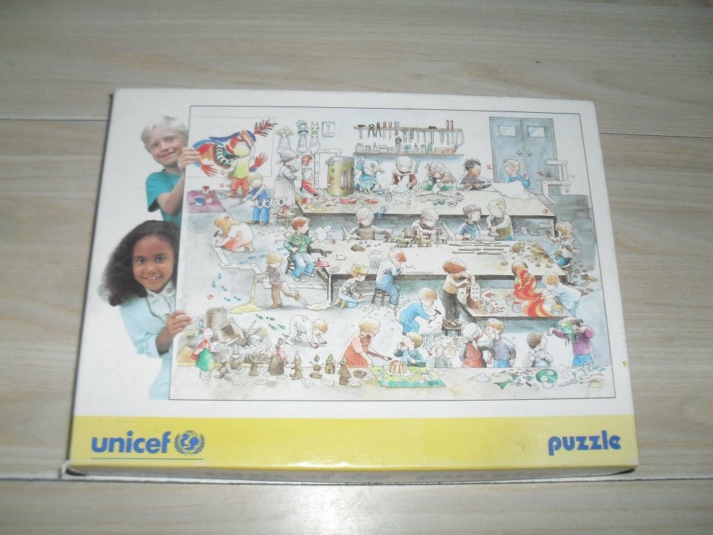 Unicef puzzle 200 stukjes, Ophalen, Minder dan 500 stukjes, Zo goed als nieuw, Legpuzzel