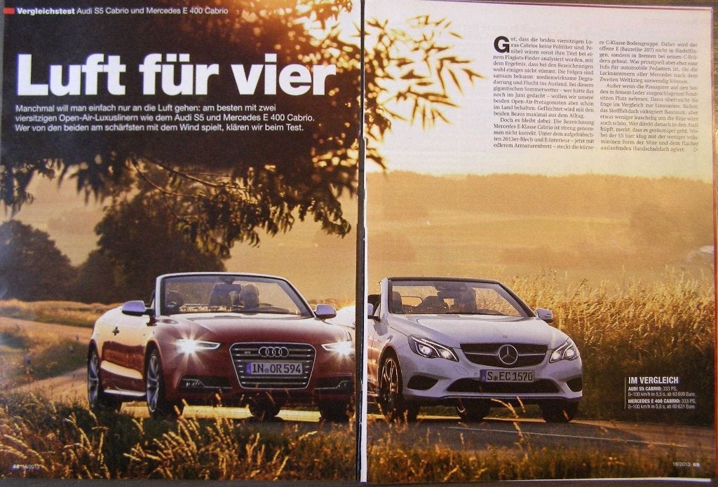 Audi S5 V6T Cabrio / Coupe Typ B8 ? eerst 8x autotest lezen, Ophalen, Gelezen, Audi