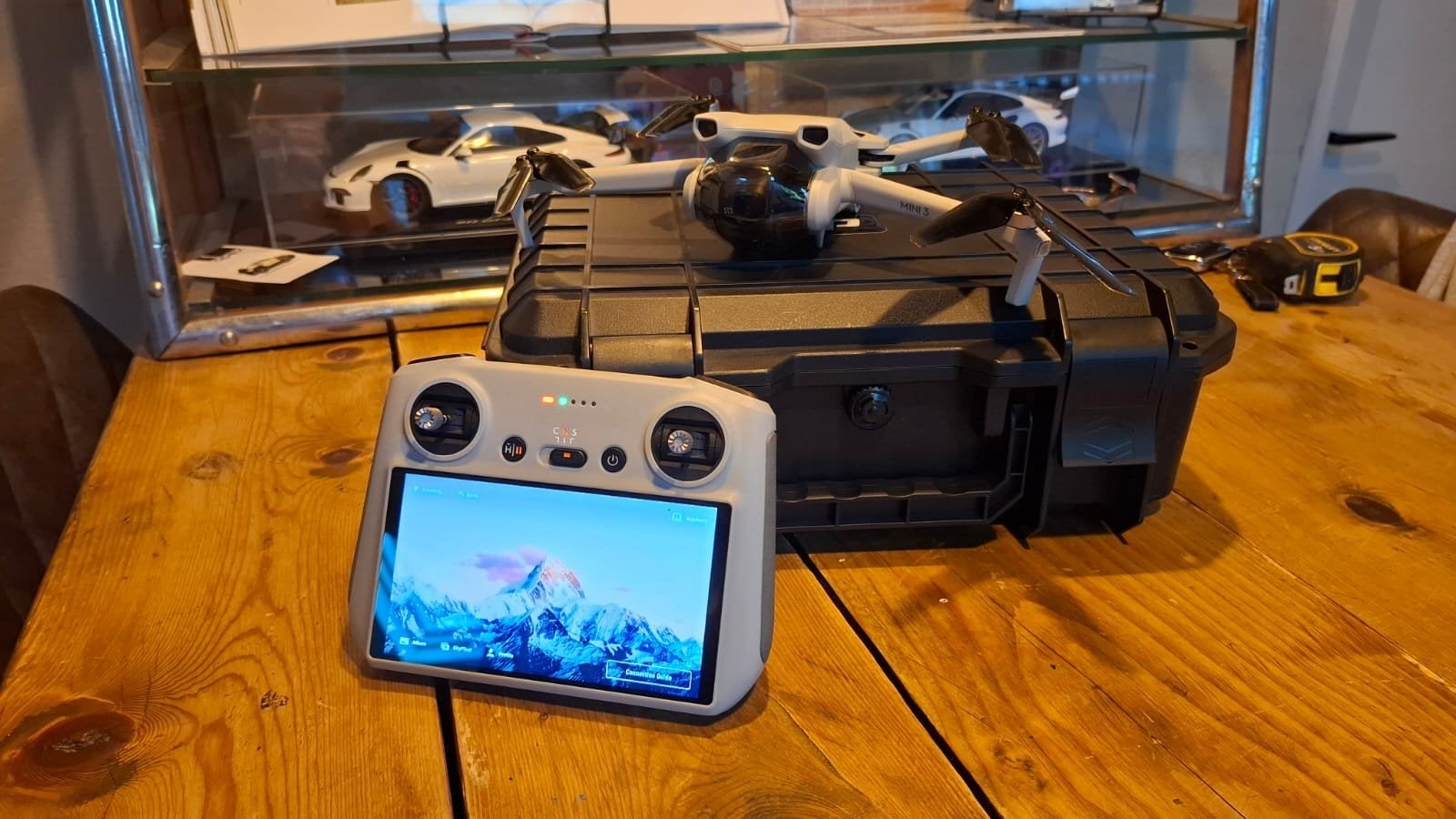 dji mini 3 fly more combo zgan, Cameradrone, 5 tot 10 kilometer, Ophalen of Verzenden, Zo goed als nieuw