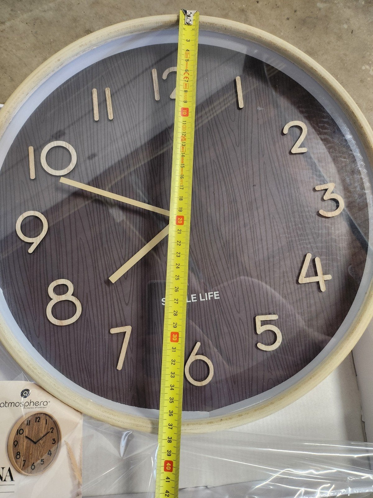 nieuwe wandklok, Ophalen, Nieuw, Wandklok