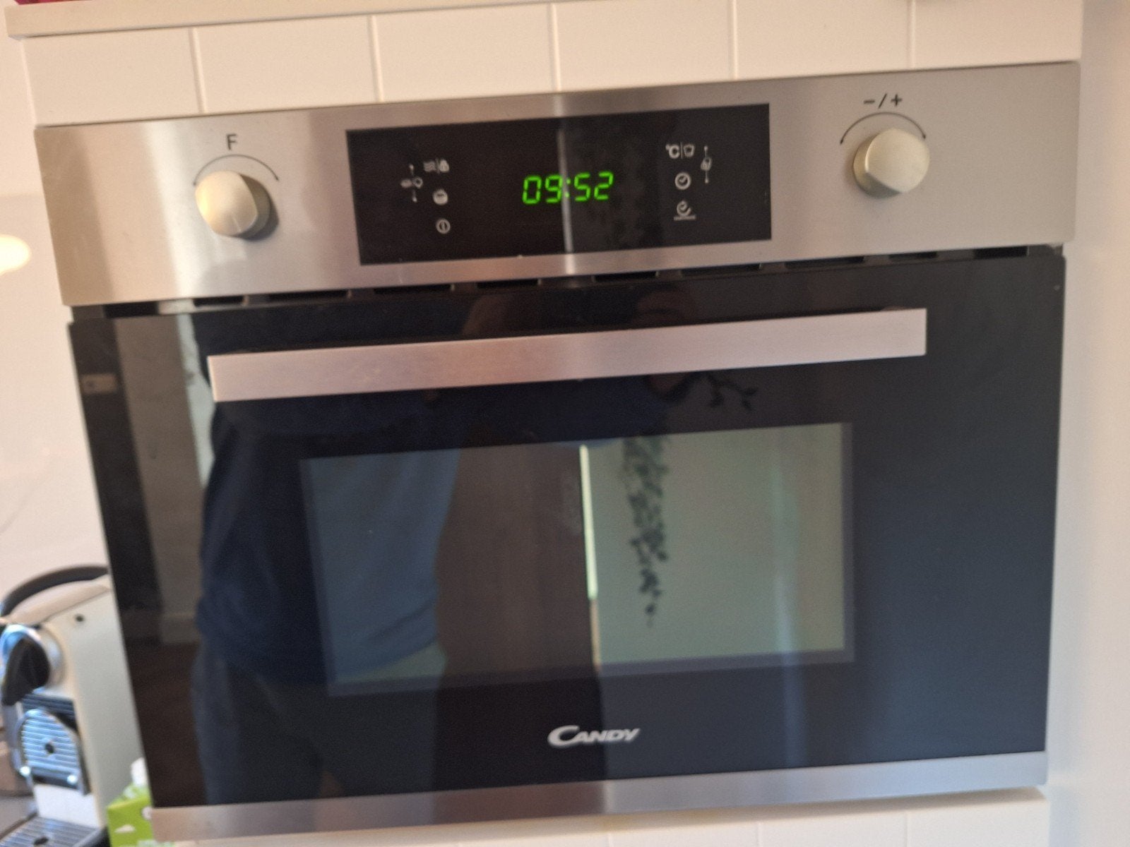 Candy Combi-oven - Inbouw - linker scharnier van deur defect, Witgoed en Apparatuur, Ophalen, 45 tot 50 cm, Gebruikt, Combi-oven
