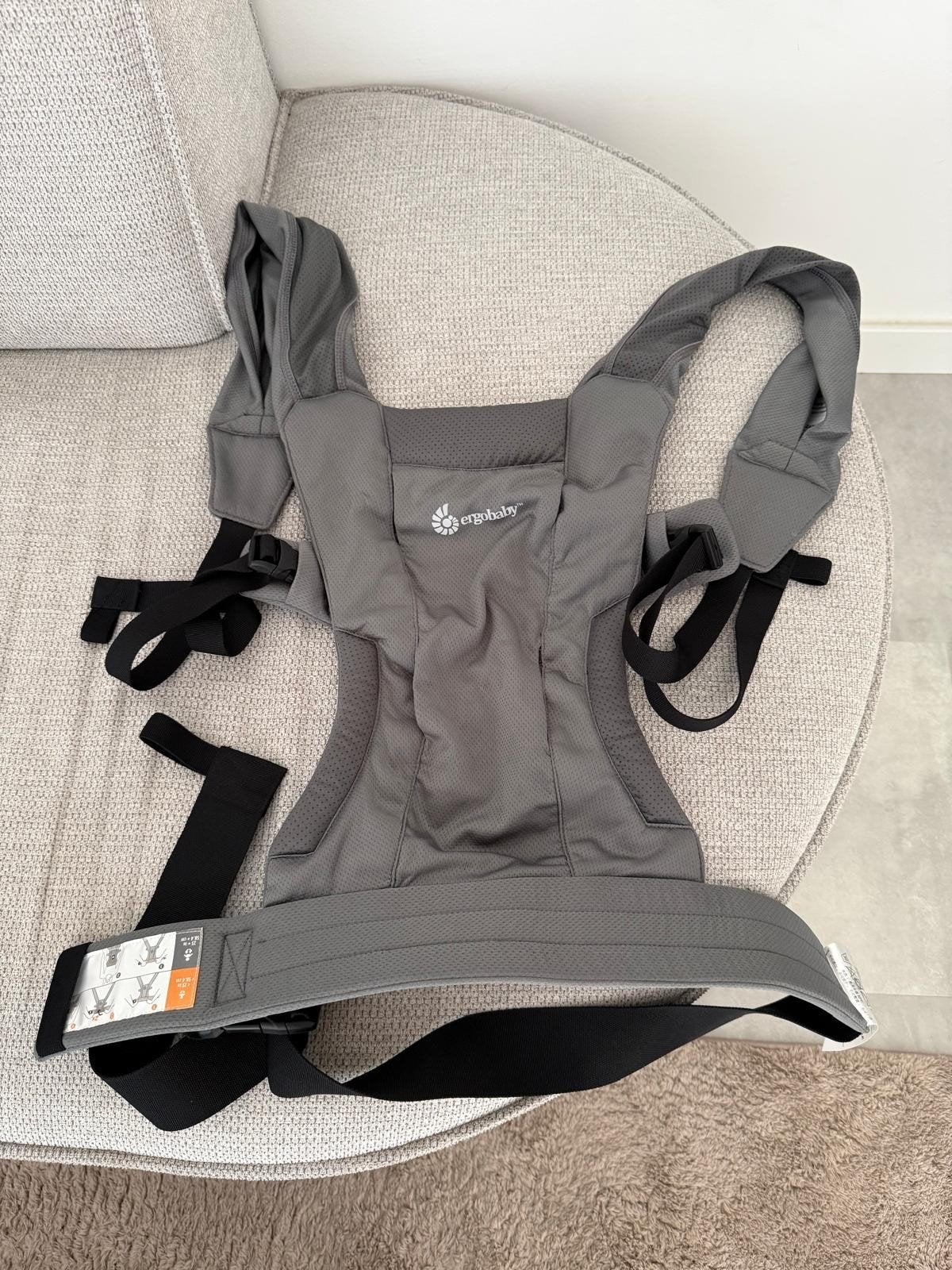 Ergobaby Draagzak Embrace Soft Knit Heather Grey, Ophalen