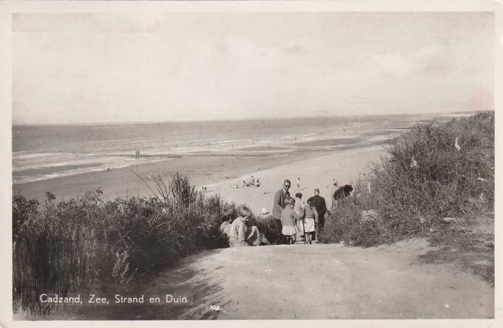 CADZAND Zee Strand Duin, Verzenden, 1940 tot 1960, Gelopen, Zeeland