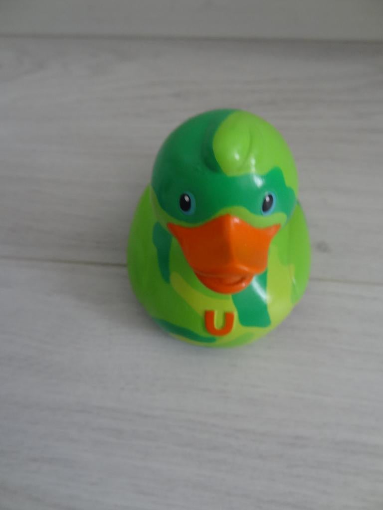 Badeend in groen van Bud - 2005 10 x 10 cm, Ophalen of Verzenden, Zo goed als nieuw