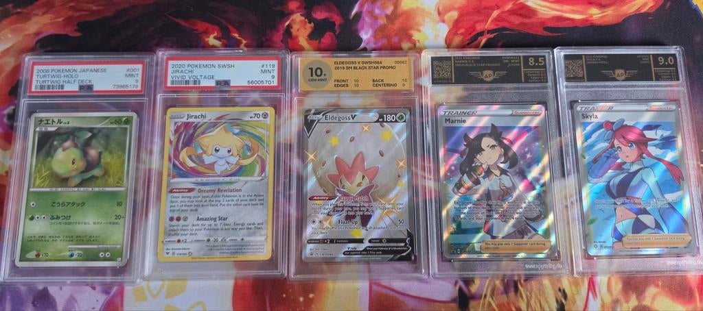 Pokemon Slabs, Hobby en Vrije tijd, Verzamelkaartspellen | Pokémon, Nieuw, Losse kaart, Foil, Ophalen of Verzenden
