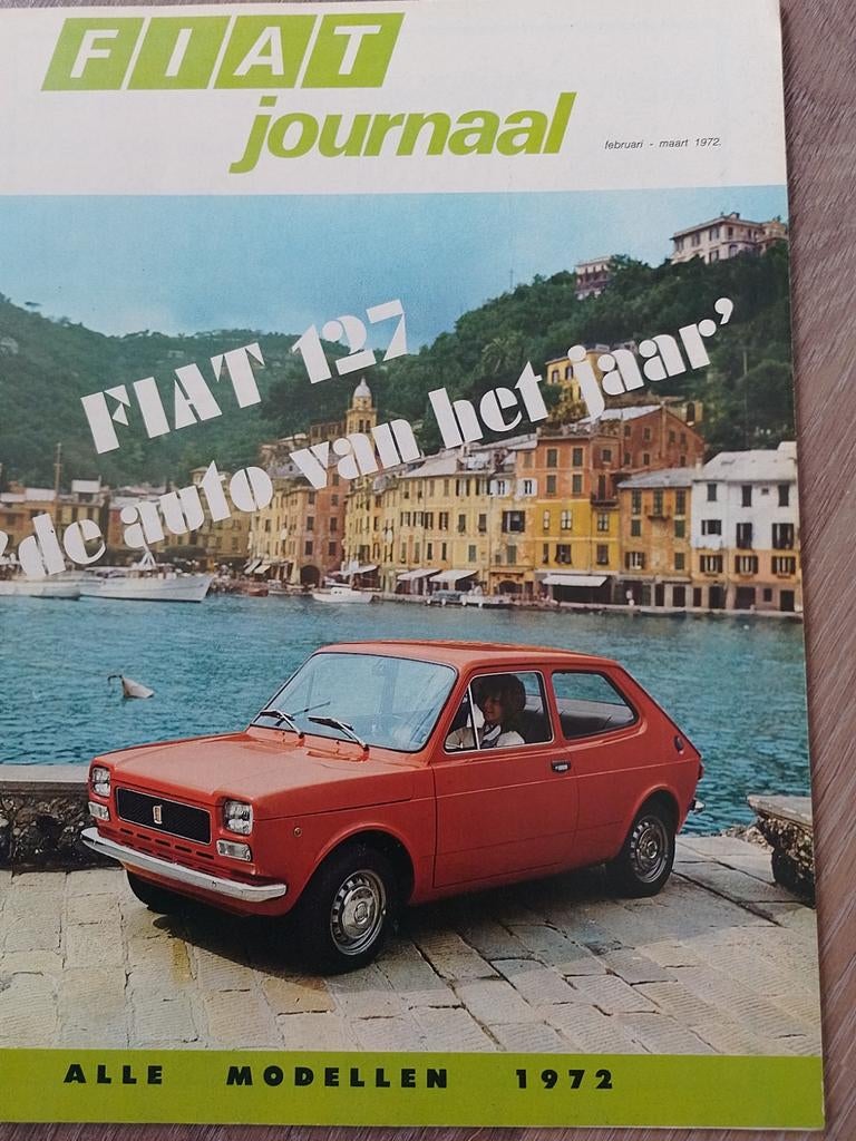 Fiat 1972 journaal, met 500,600,850,127,128,125,spider, dino, Ophalen of Verzenden, Nieuw, Overige merken