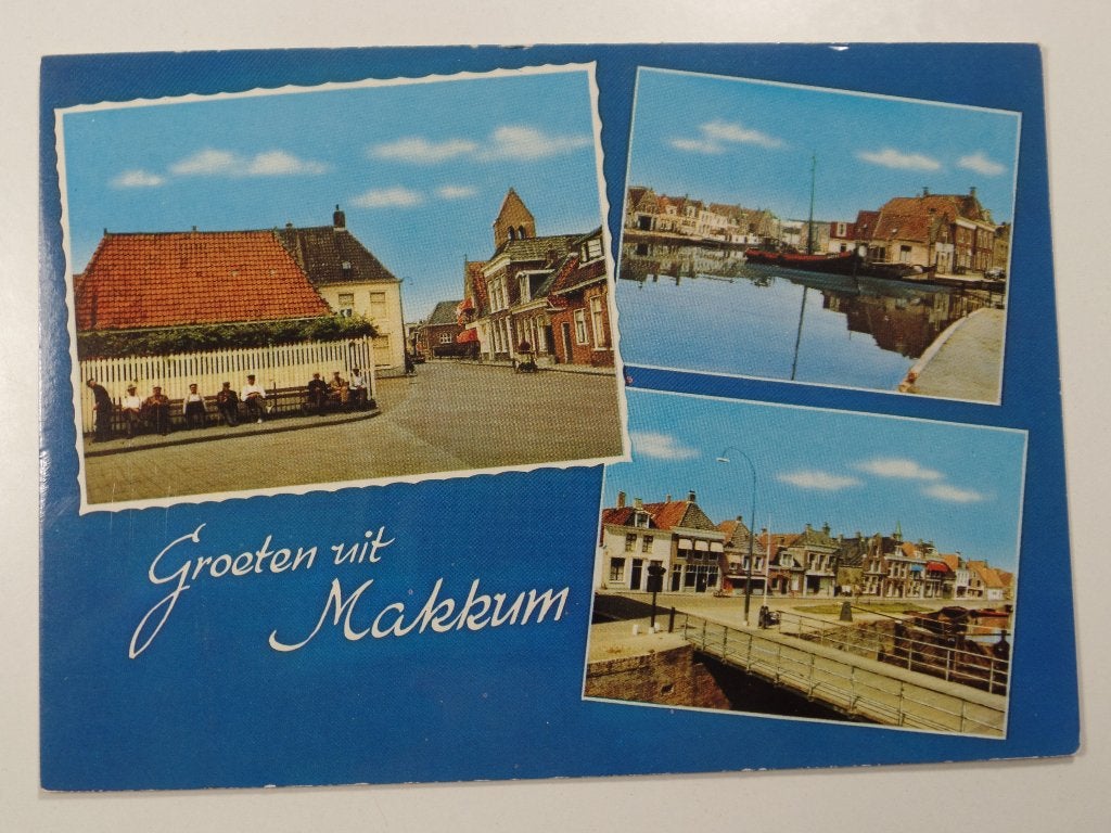 Makkum 18, Ophalen of Verzenden, 1960 tot 1980, Ongelopen, Friesland