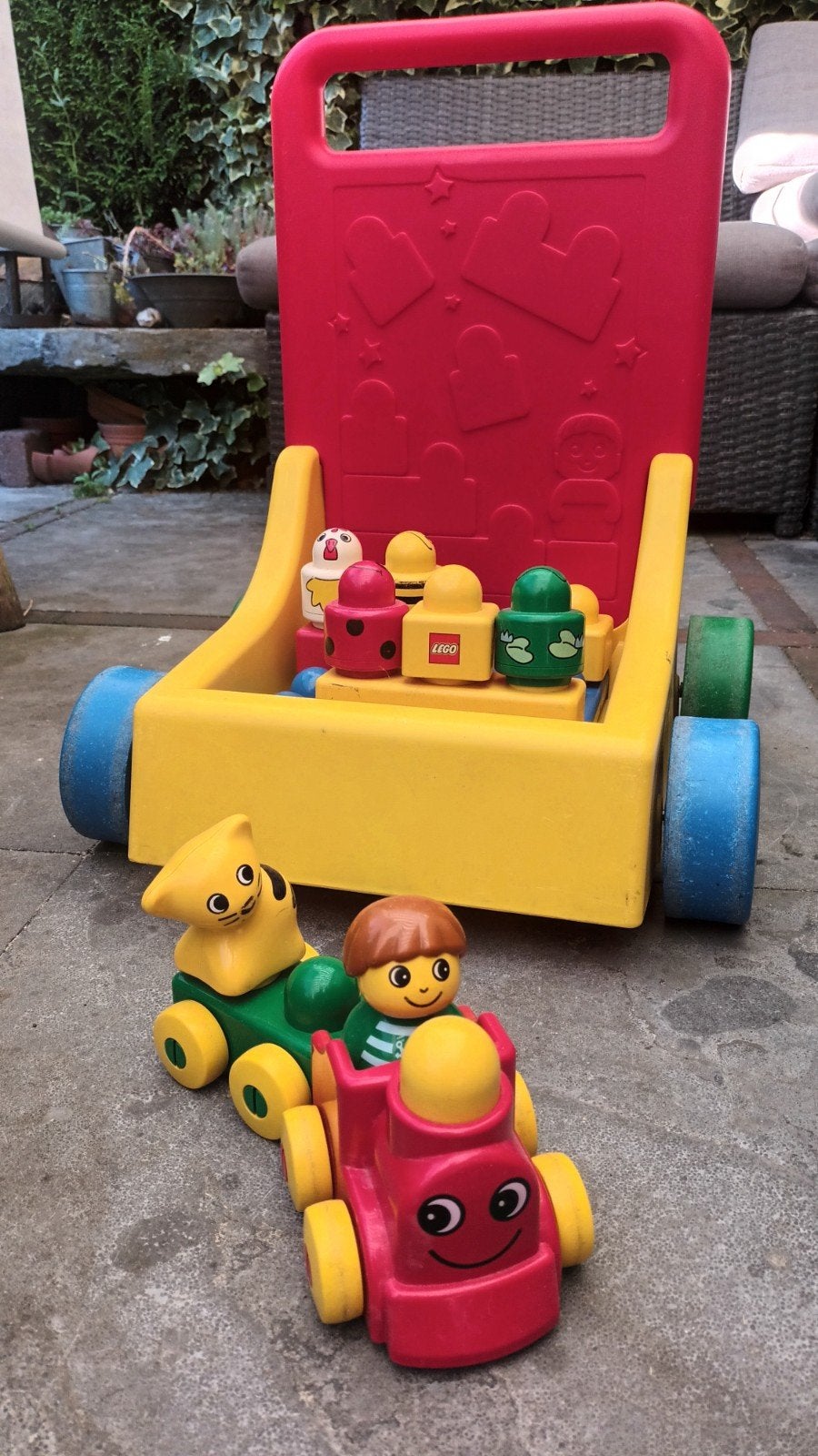 Lego Primo Baby Walker (2010-1) met blokken en figuren, Inclusief minifiguren, Gebruikt, Lego Primo, Overige thema's