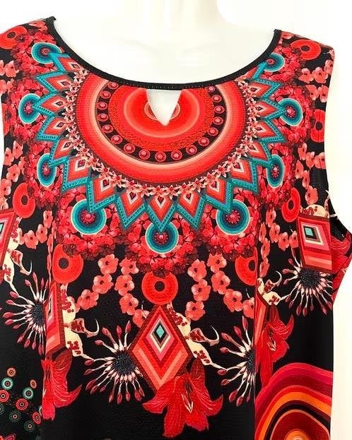 Paprika jurk maat 44/46[v], Overige kleuren, Maat 42/44 (L), Ophalen of Verzenden, Zo goed als nieuw
