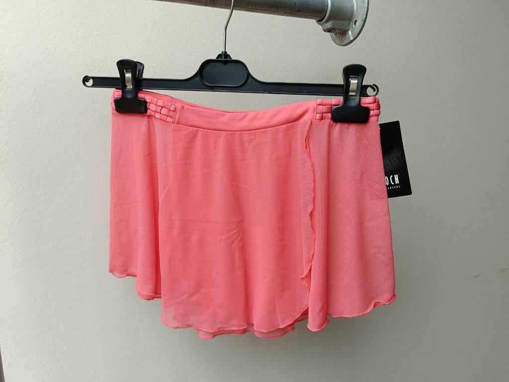Bloch r9821 vaste wikkelrok ballet koraal roze maat s (36), Sport en Fitness, Ballet, Ophalen of Verzenden, Kleding