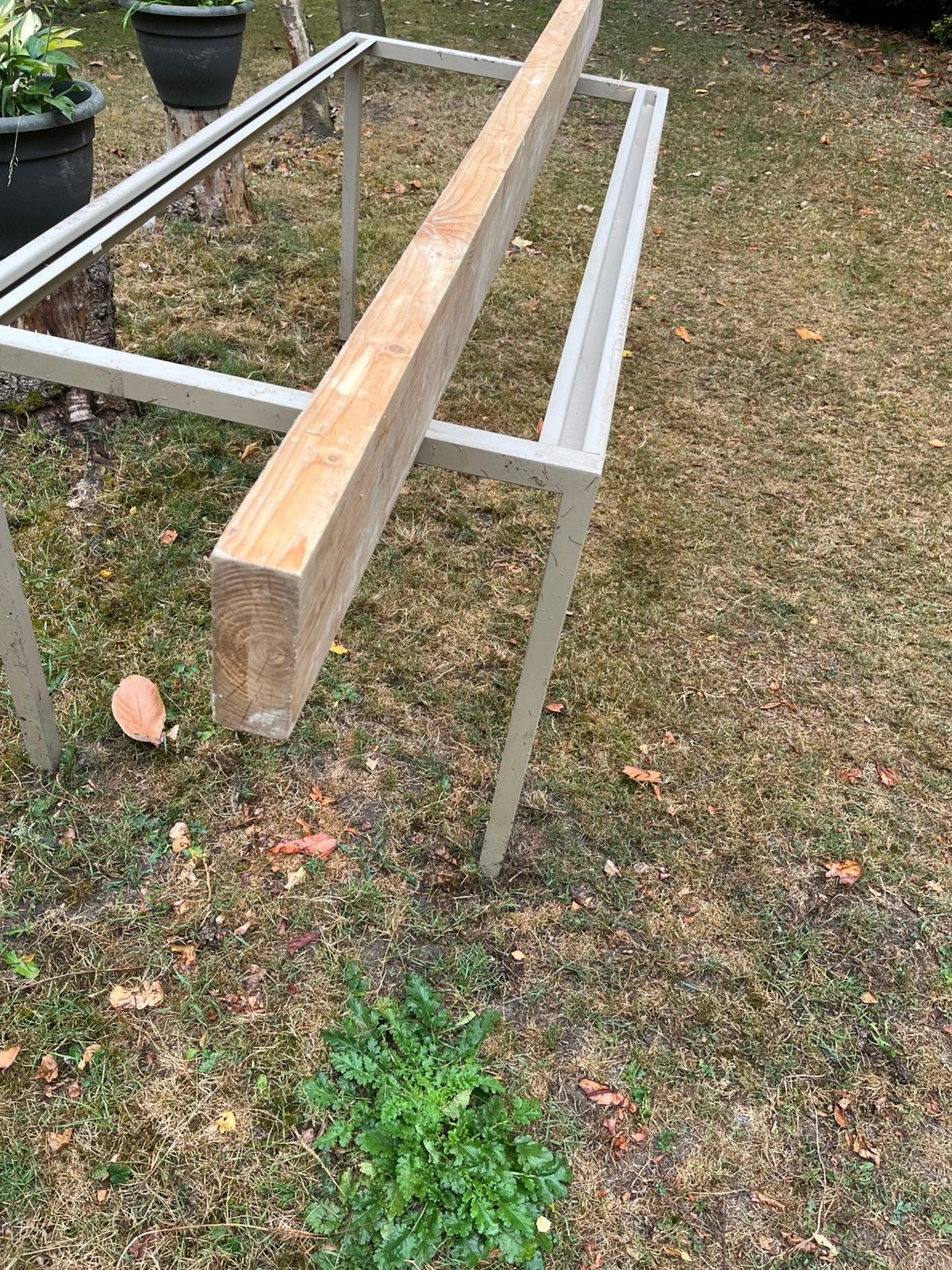 Te koop: vuren balk 160x60, Tuin en Terras, Palen, Balken en Planken, Ophalen, Zo goed als nieuw, 250 cm of meer, Balken