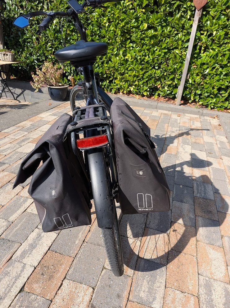 fietstas, Ophalen, Gebruikt, Basil