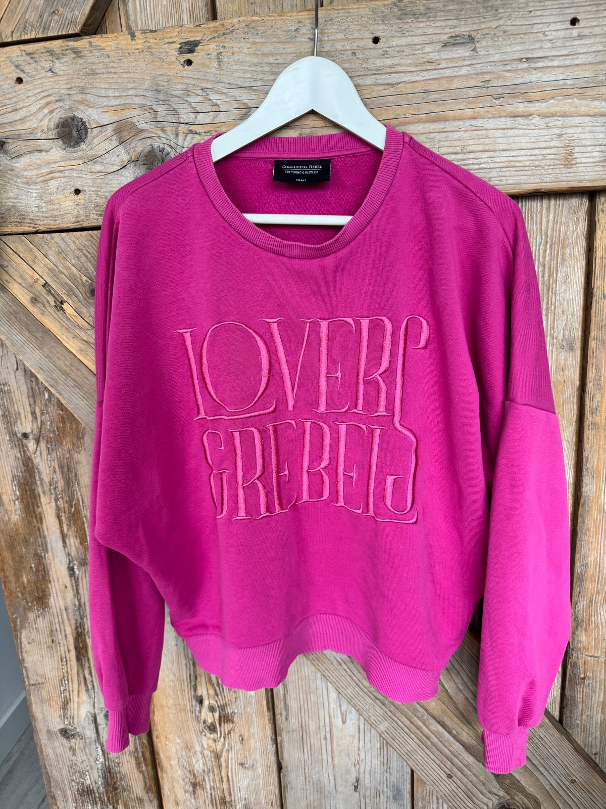 Colourful Rebel Lovers & Rebels sweater - Maat S, Ophalen of Verzenden, Zo goed als nieuw, Maat 36 (S), Roze