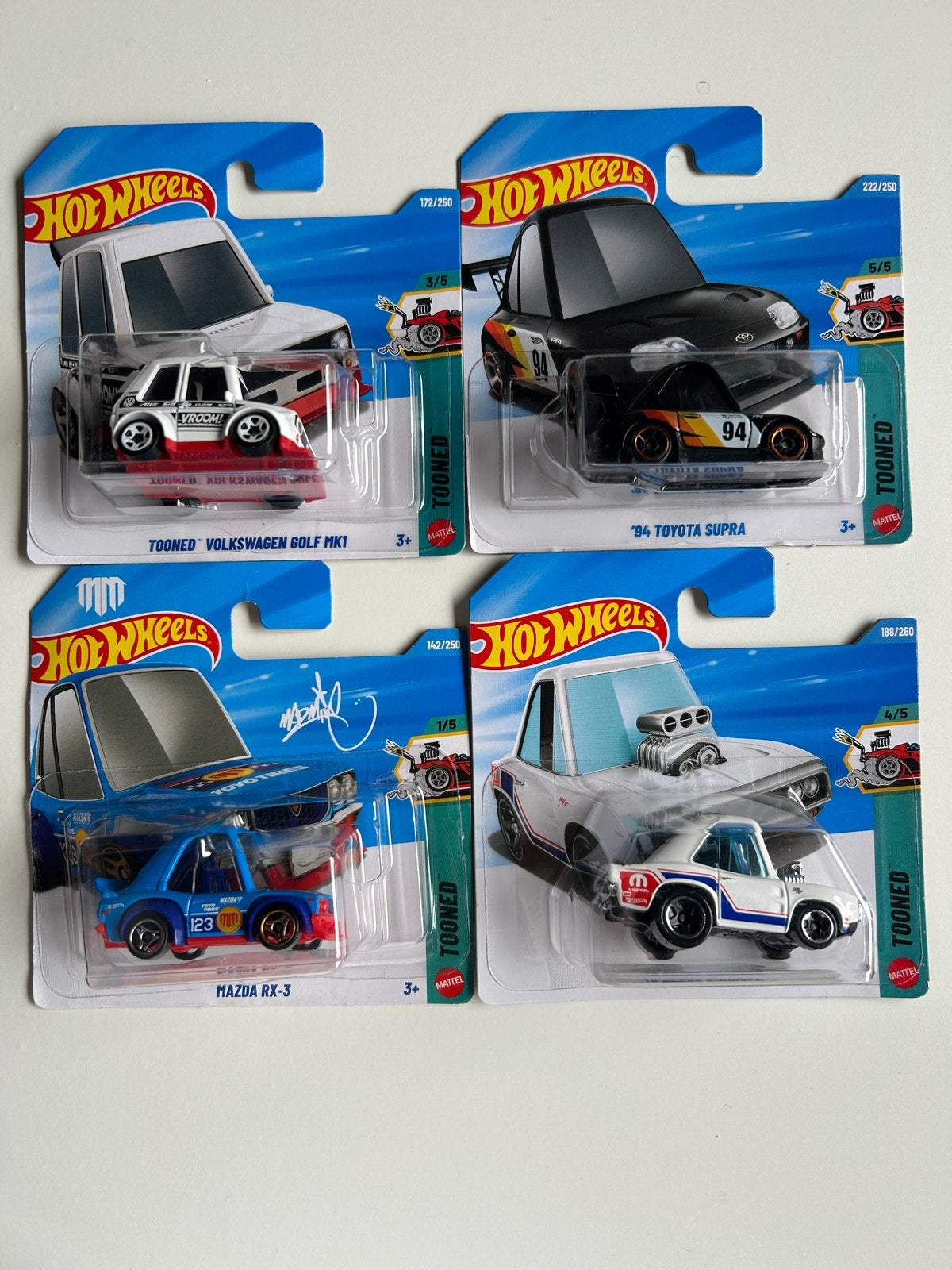 Hot Wheels Tooned Collectie - 4 Nieuwe Auto's, Ophalen of Verzenden, Nieuw