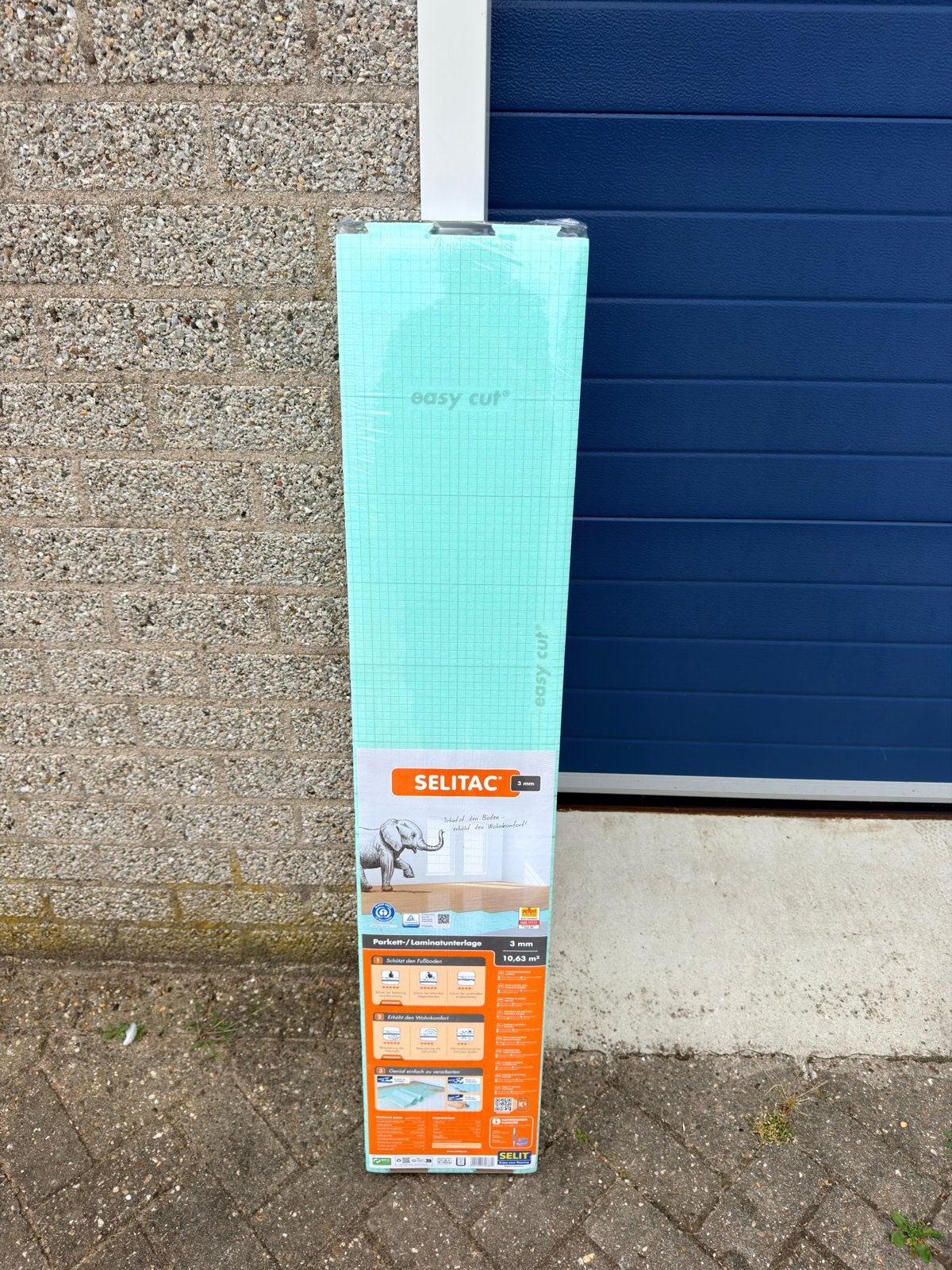 Selitac 3mm Parkett-/Laminatunterlage 10,63 m², Doe-het-zelf en Verbouw, Vloerdelen en Plavuizen, Kunststof, Overige typen, Nieuw
