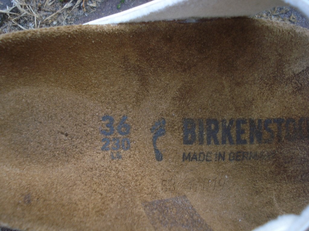 GRATIS VERZENDEN NIEUWE WITTE GIZEH BIRKENSTOCKS MT 36, Slippers, Verzenden, Wit, Nieuw