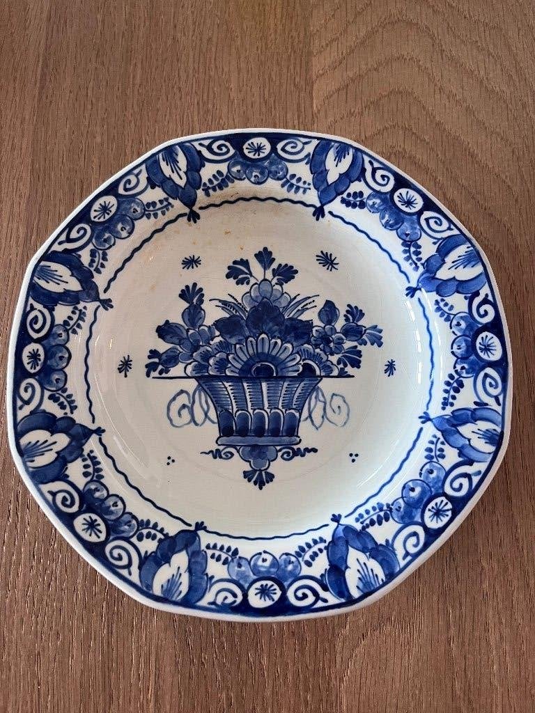 Delfts blauw wandbordje, Ophalen of Verzenden
