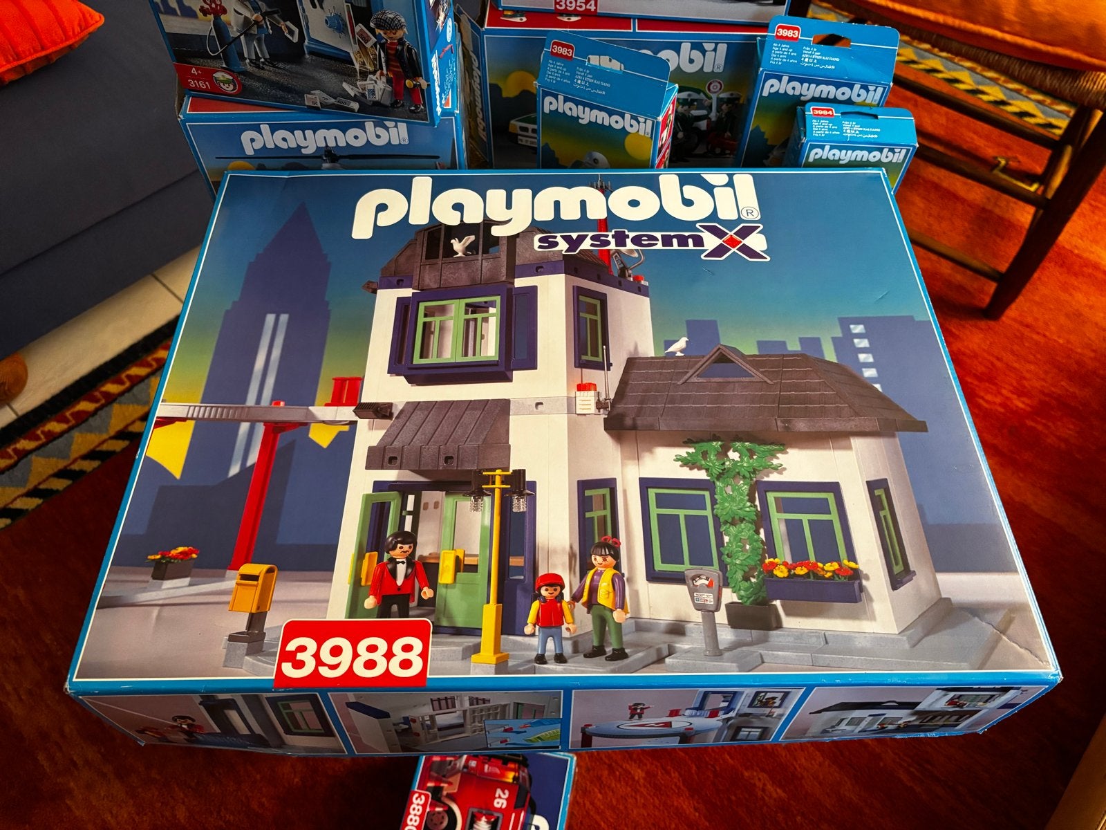Playmobil System X Politiebureau 3988 met uitbreiding, Ophalen of Verzenden, Zo goed als nieuw