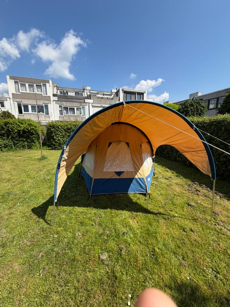 Columbus 3 With Canopy Koepeltent - De Vrijbuiter, Ophalen of Verzenden, Zo goed als nieuw, Tot en met 3