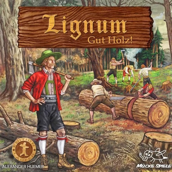 Lignum: Gut Holz! Bordspel - Strategisch Houtkapspel, Een of twee spelers, Ophalen of Verzenden, Zo goed als nieuw