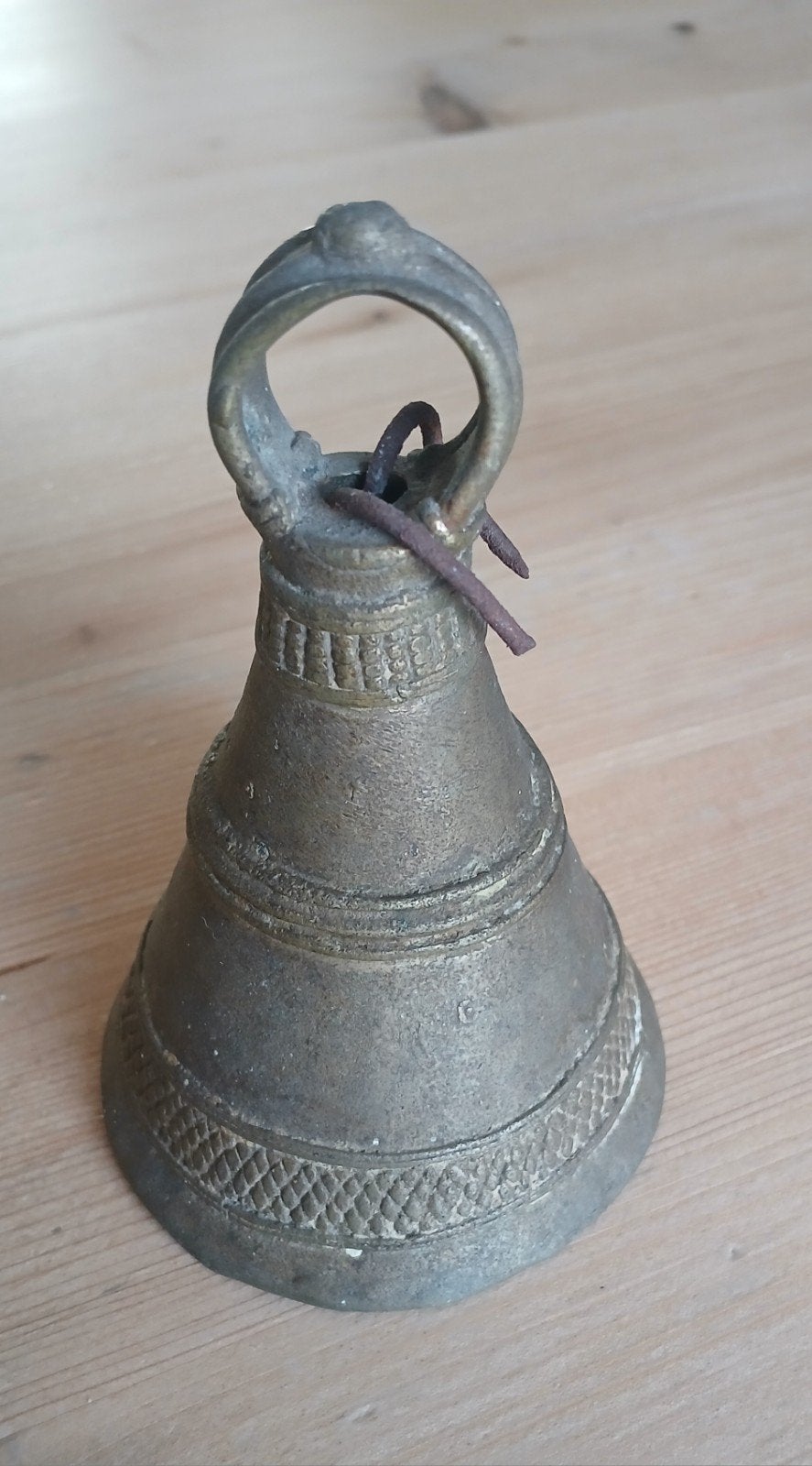 Antieke bronzen bel, Ophalen of Verzenden