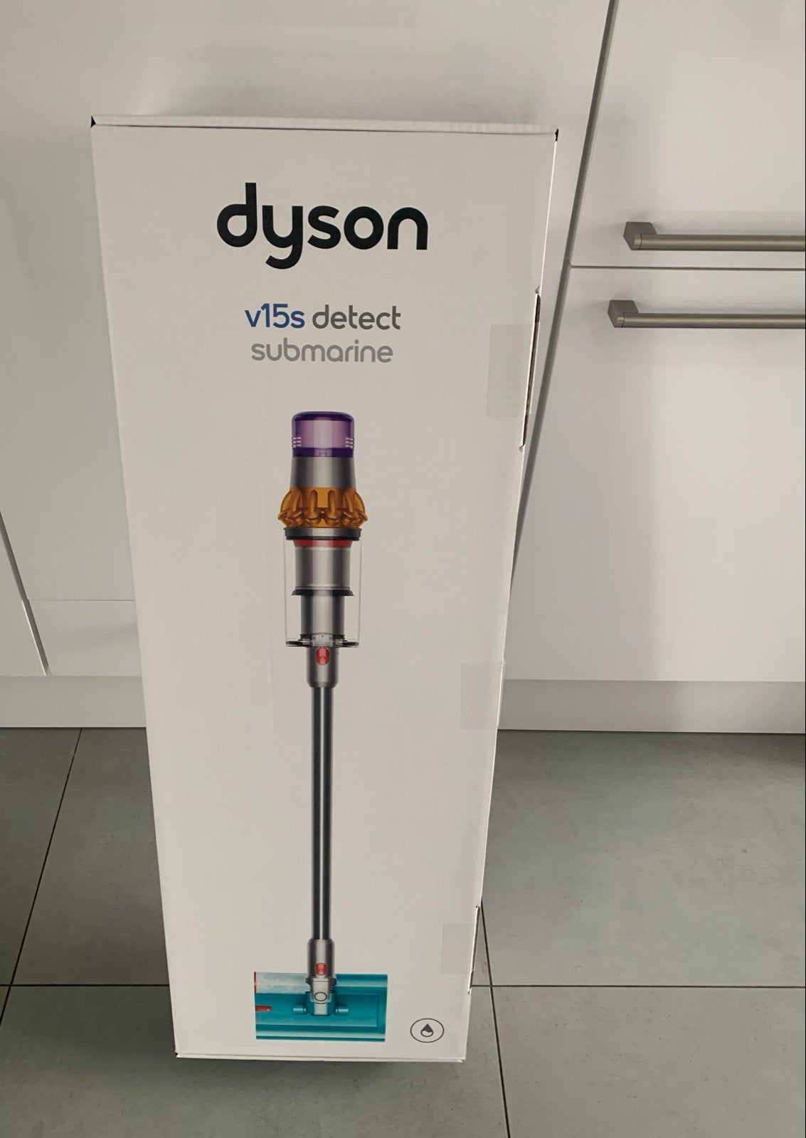 Nieuwe Dyson V15s Detect Submarine Steelstofzuiger, Ophalen, Dyson, Minder dan 1200 watt, Reservoir