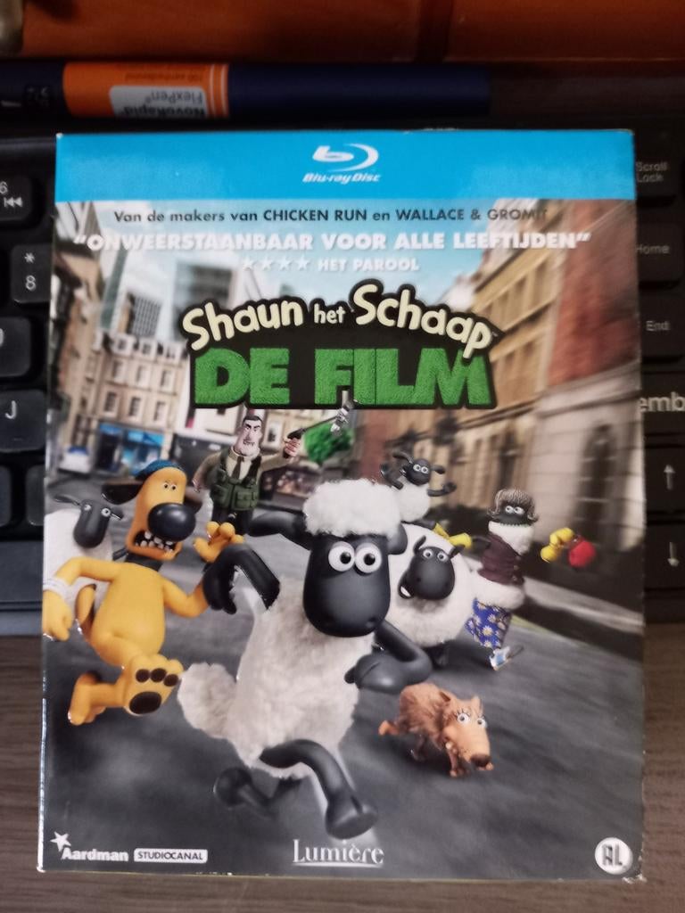 Shaun het Schaap De Film Blu-ray Disc, Alle leeftijden, Ophalen of Verzenden, Zo goed als nieuw, Komedie