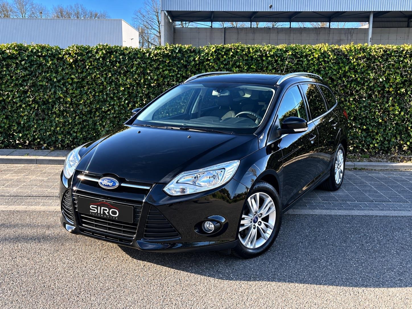 Ford Focus Wagon 1.0 EcoBoost Edition * Airco * 107DKM! * Ni, Euro 5, Gebruikt, Zwart, 1216 kg