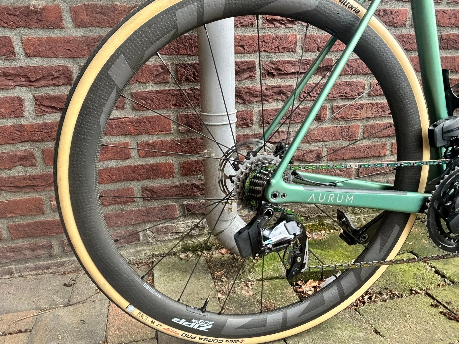 Zipp 303 SW wielset (ZGAN!) Shimano/SRAM+Vittoria Corsa Pro, Fietsen en Brommers, Zipp, Gravelbike, Zo goed als nieuw, Carbon