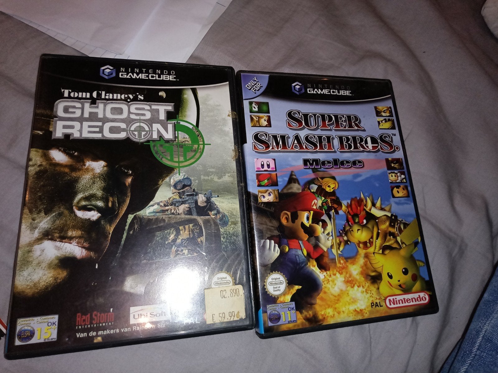 Nintendo GameCube games: Super Smash Bros. Melee & Ghost, Spelcomputers en Games, Games | Nintendo GameCube, Gebruikt, Vechten