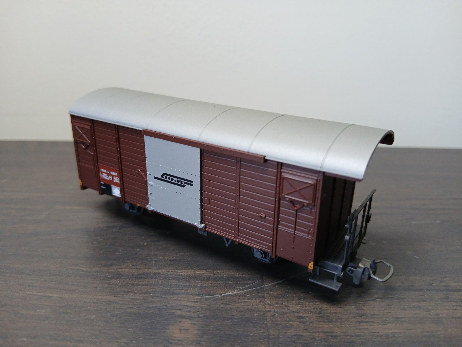 BEMO 2283 114 - RhB Gbk-v 5594 ged Guterwagen braun., Hobby en Vrije tijd, Overige merken, Gelijkstroom, Ophalen of Verzenden