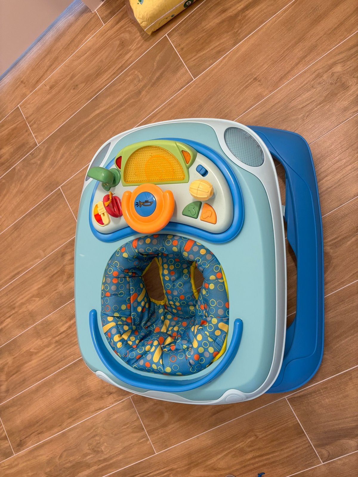Chicco Baby Walker - Blauw met Speelpaneel, Ophalen, Gebruikt