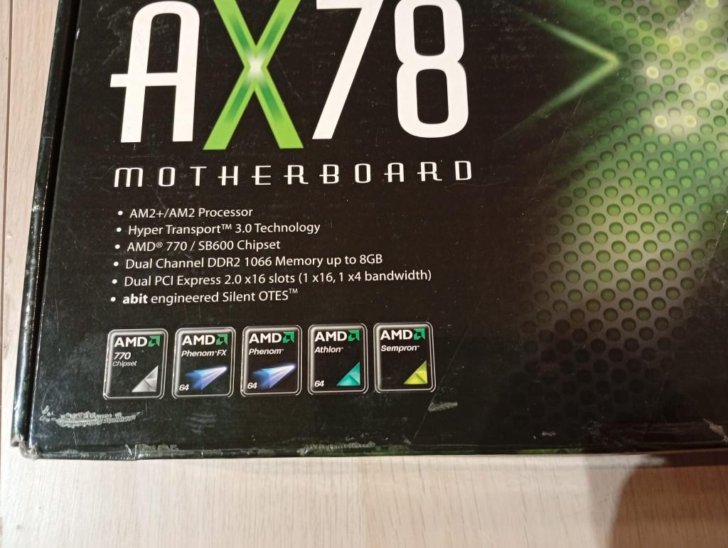 Abit AX78 AM2+ Athlon II 630 Processor en DDR2 geheugen, Computers en Software, Moederborden, Socket AM2+, Ophalen of Verzenden