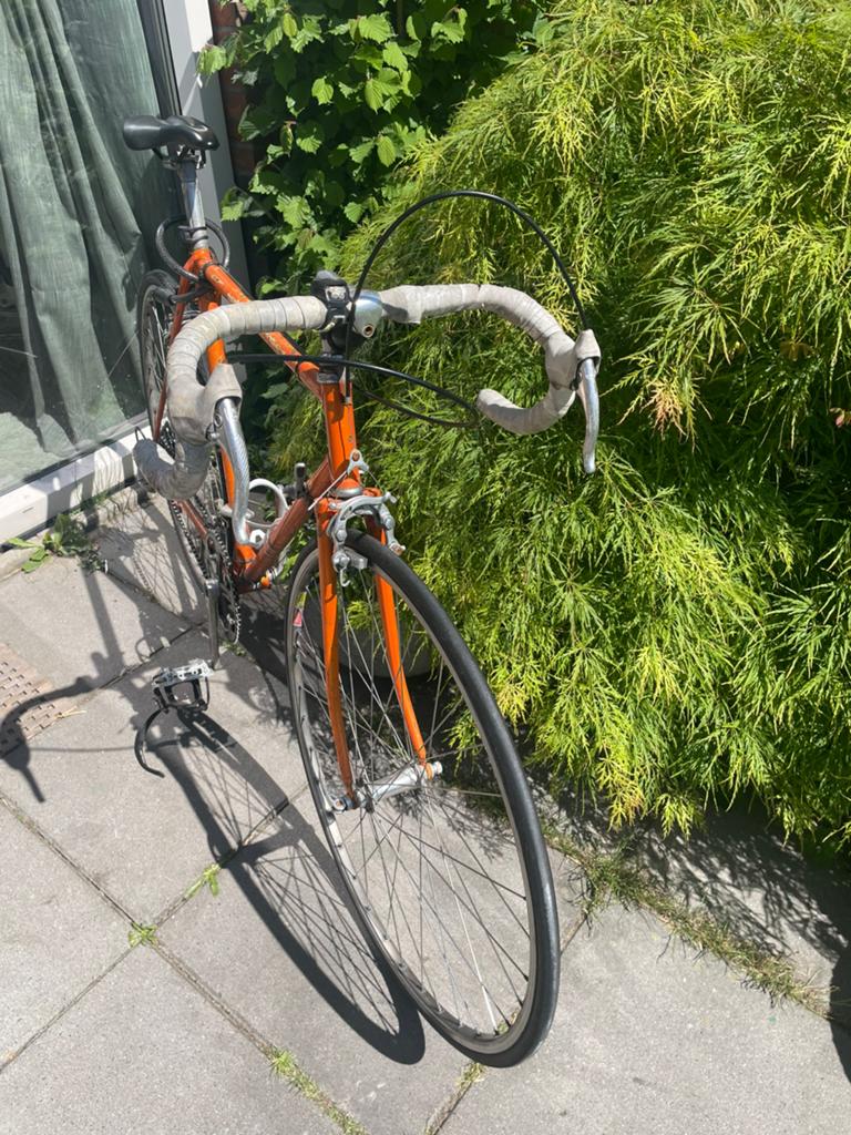 Vintage racefiets maat M, Gebruikt, 10 tot 15 versnellingen, Aluminium, Ophalen