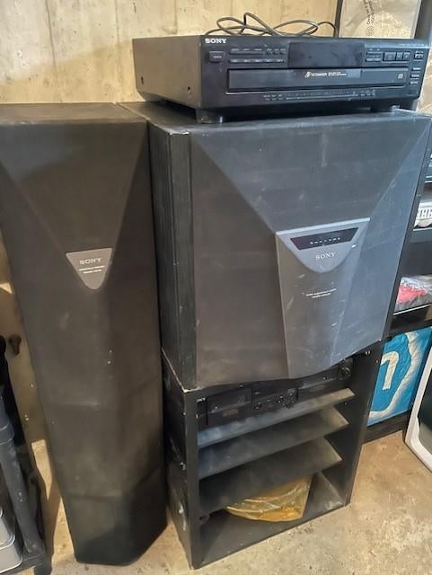 stereoset, Ophalen, Gebruikt, Cassettedeck, Sony