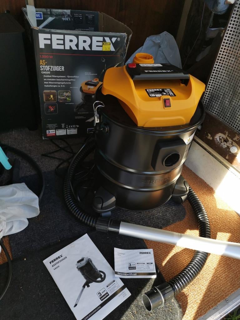 Ferrex as puin stofzuiger / blazer 1300W, Witgoed en Apparatuur, Stofzuigers, Overige typen, Nieuw, Ophalen of Verzenden, Reservoir