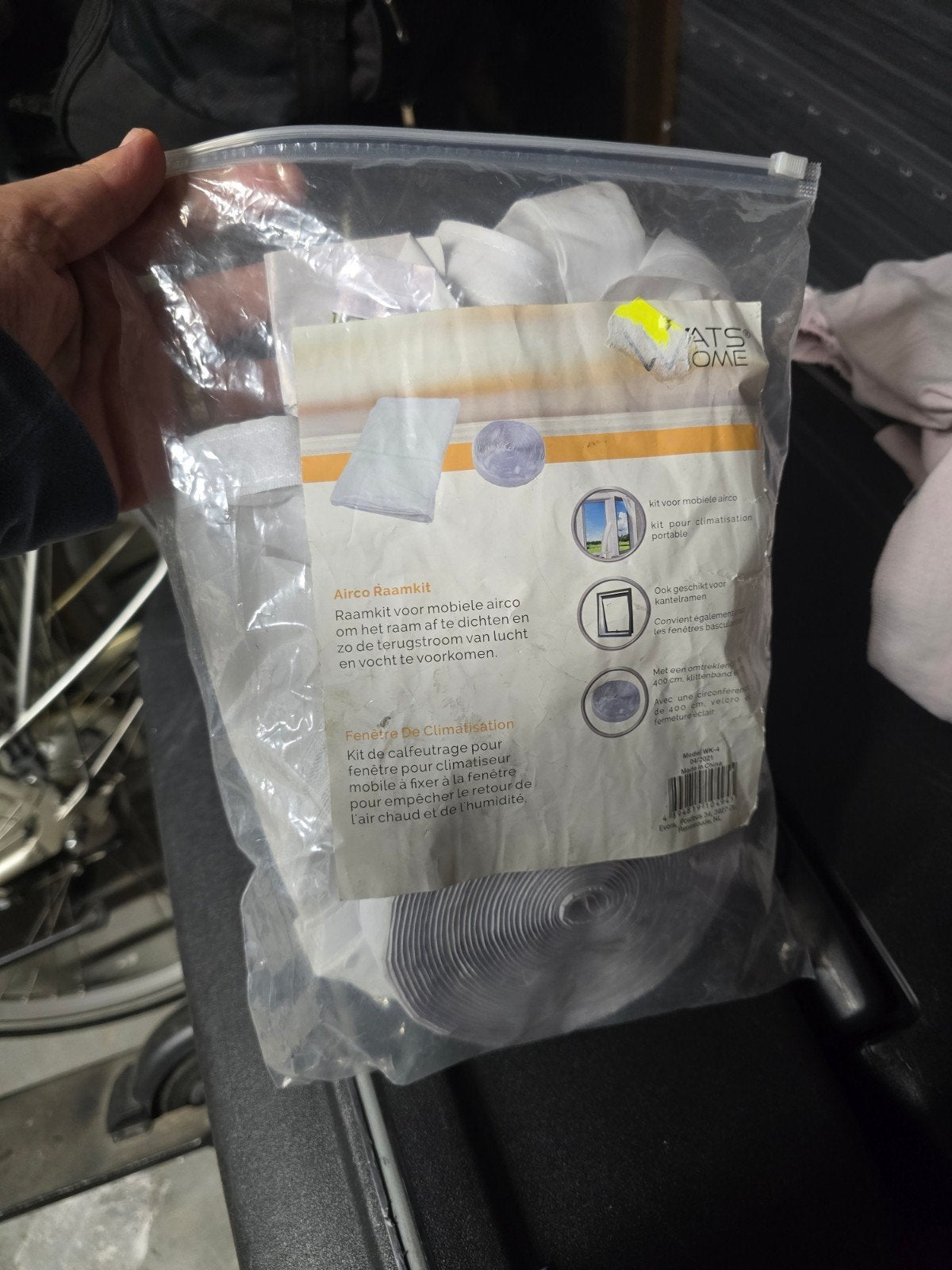 Airco Raamkit voor mobiele airco - Voorkom terugstroom, Ophalen of Verzenden, Nieuw